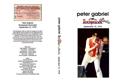 Peter gabriel live rockpalast - gabriel,