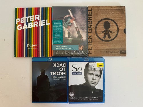 Lot peter gabriel - lot, blu-rays